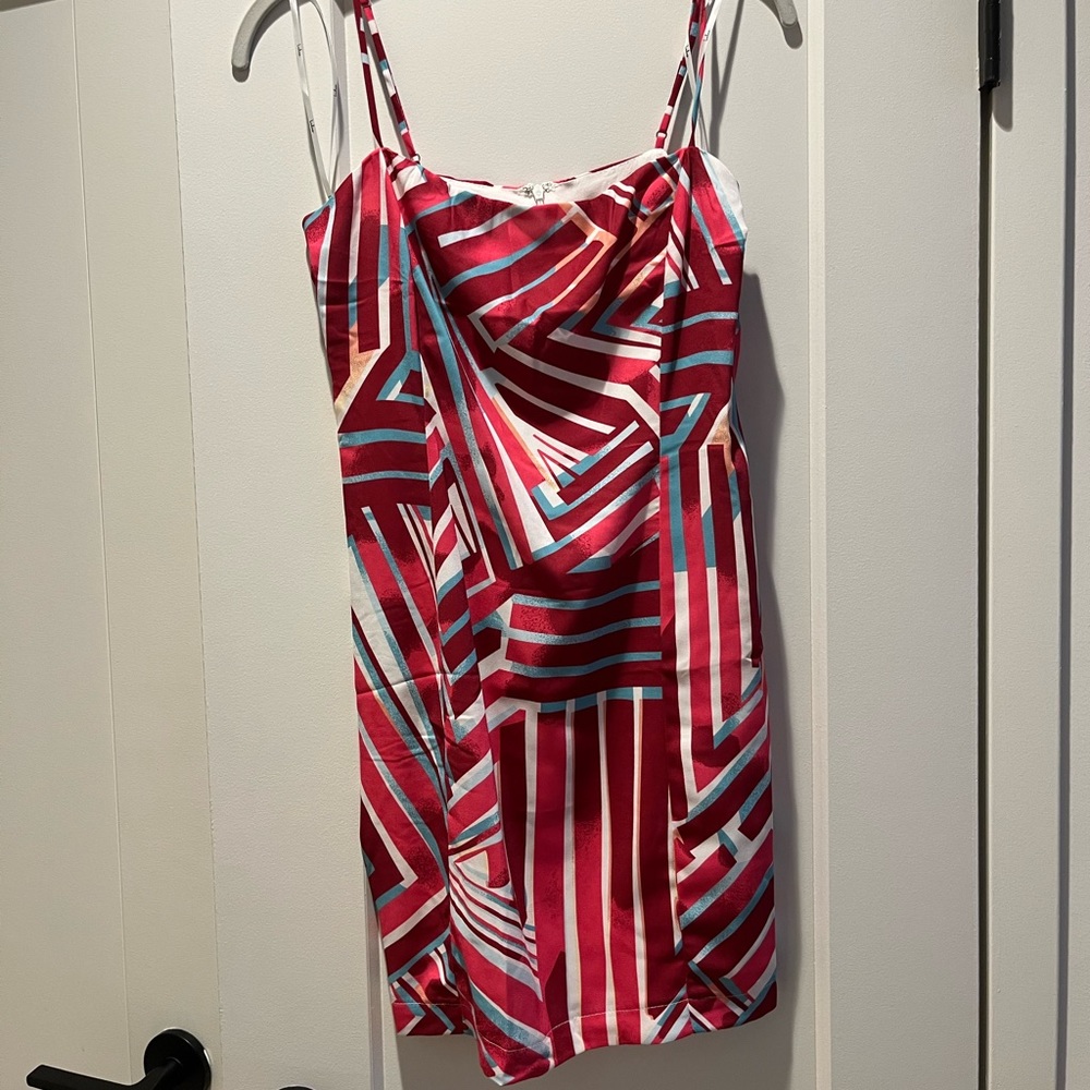 Lulu’s Pink Patterned Dress